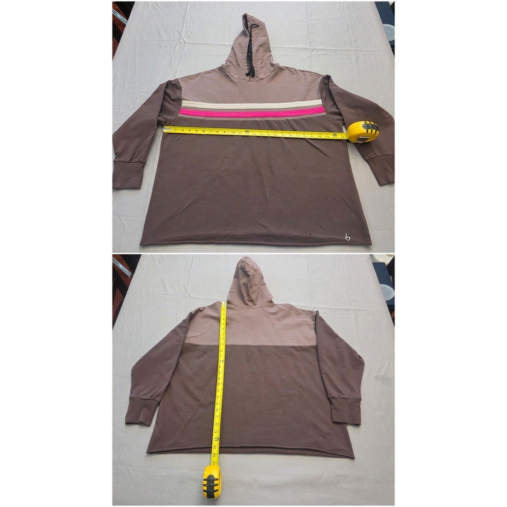 Torrid Brown Pink Colorblock Hoodie and Joggers Set Women Plus Size